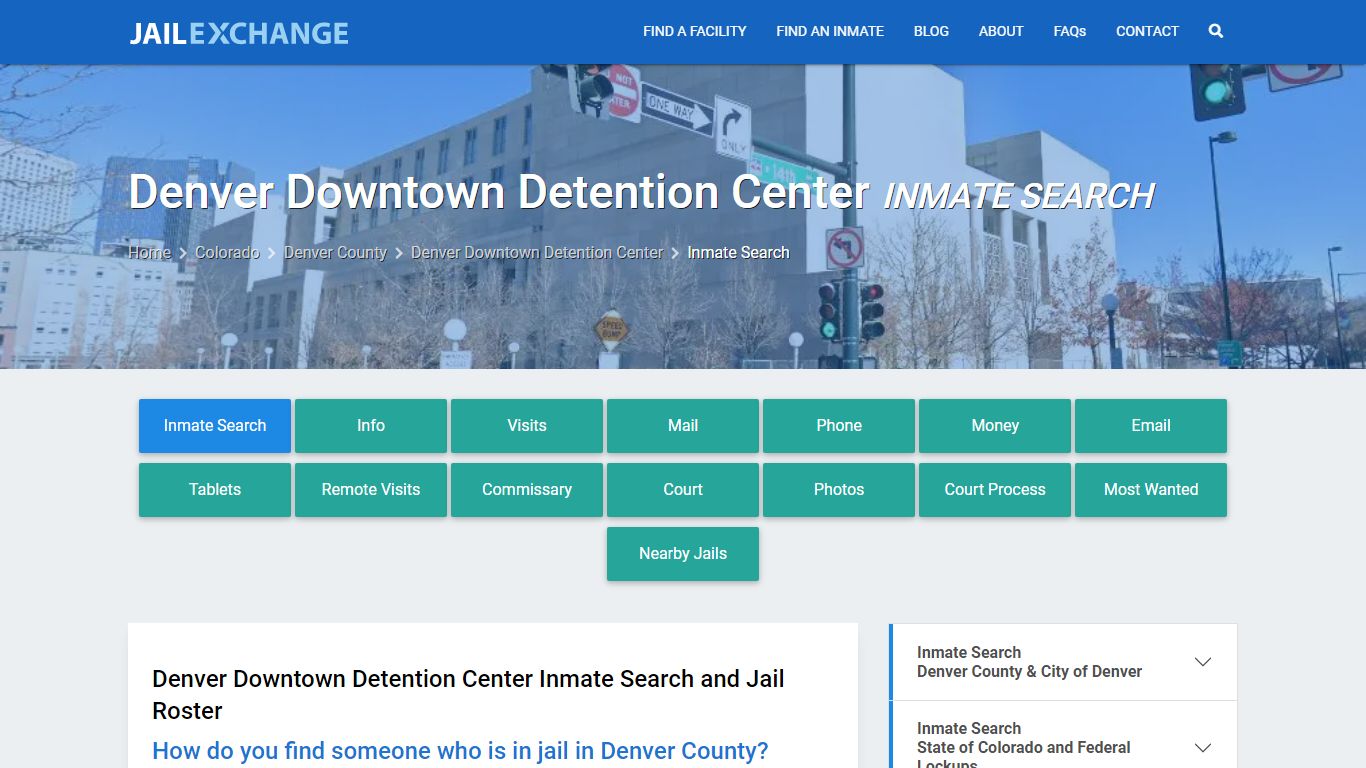 Denver Downtown Detention Center Inmate Search - Jail Exchange